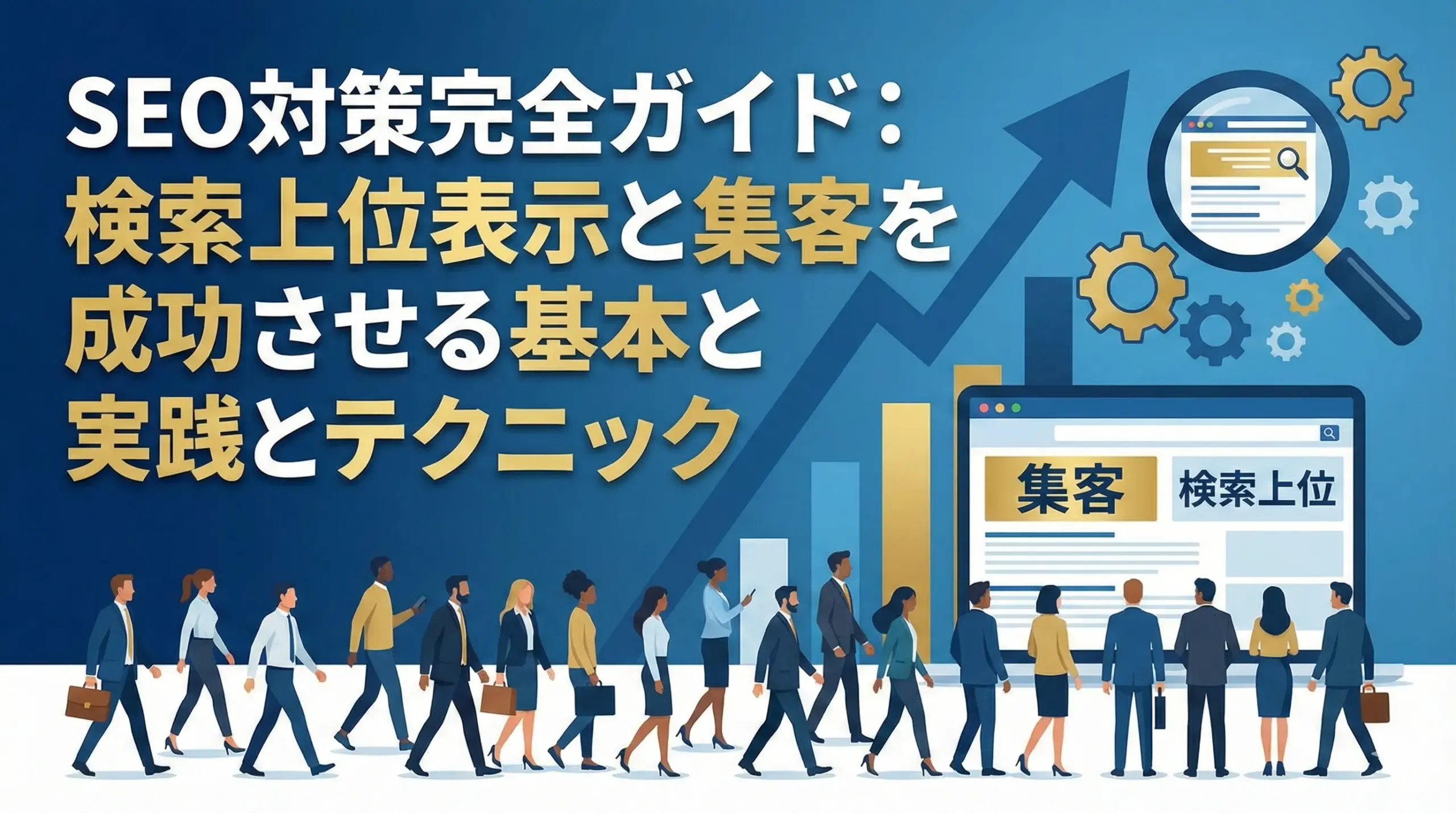 SEO対策完全ガイド:検索上位表示と集客を成功させる基本と実践テクニック